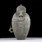 A rare bronze animal-faced amphora with lid