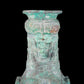 A precious bronze chilong pattern amphorae with lid