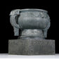 A precious bronze double-eared stove with auspicious animal patterns