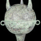 A precious bronze amphorae with auspicious animal patterns