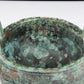 A precious bronze animal-faced two-eared and tripod censer