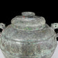 A precious bronze dragon pattern amphora with lid