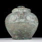 A precious bronze dragon pattern amphora with lid