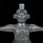 A precious bronze figure candlestick