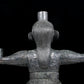 A precious bronze figure candlestick