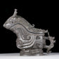 A precious bronze ewer with auspicious animal patterns