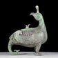 A precious bronze auspicious animal jar