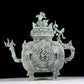 A precious bronze ewer with dragon and phoenix patterns