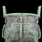 A precious bronze animal-faced two-eared and tripod furnace