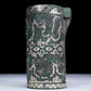 An Archaic Bronze Silver-Inlaid 'Auspicious Beast' Jar