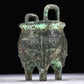 A Precious Bronze 'Animal Mask' Tripod Censer With Inscriptions