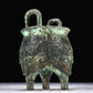 A Precious Bronze 'Animal Mask' Tripod Censer With Inscriptions