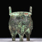 A Precious Bronze 'Animal Mask' Tripod Censer With Inscriptions