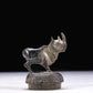 A Precious Bronze Rhinoceros-Form Jar