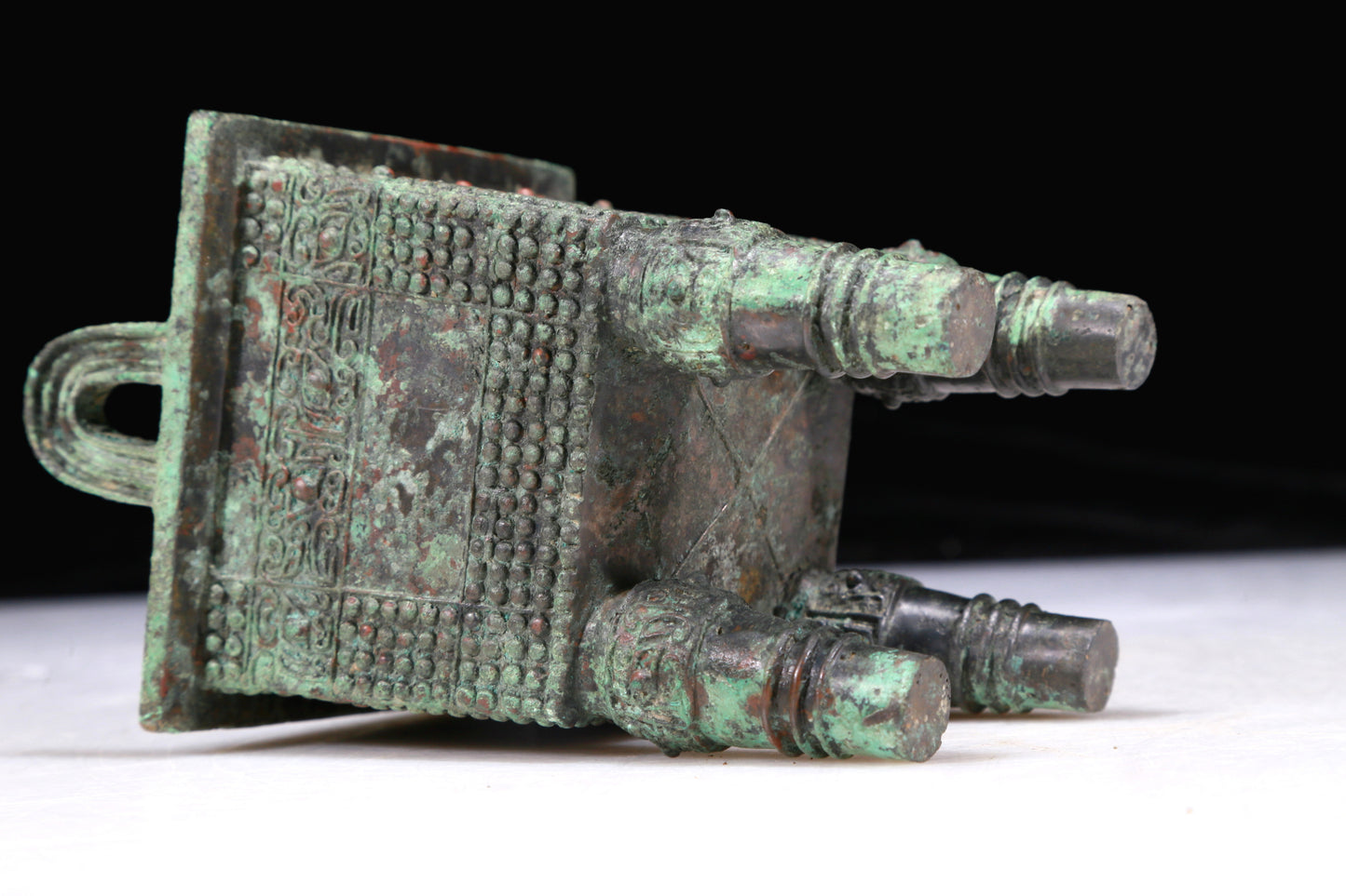 A Precious Bronze 'Animal Mask' Censer With Inscriptions