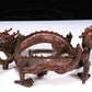 A Precious Bronze Dragon-Form Decoration