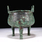 A Fantastic Bronze Tripod Censer With Inscriptions