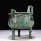 A Fantastic Bronze Tripod Censer With Inscriptions