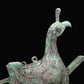 A Fantastic Bronze Mythical Bird-Form Pot With Inscriptions