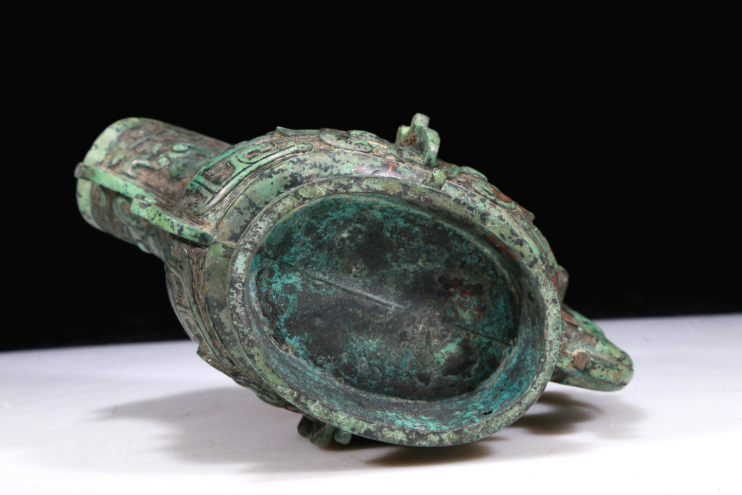 A Fantastic Bronze 'Animal Mask' Ewer With Inscriptions