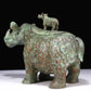 A Fantastic Bronze Rhinoceros-Form Jar With Inscriptions