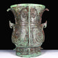 A Huge Archaic Bronze 'Mythical Bird' Vase With Inscriptions