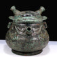 A Huge Archaic Bronze 'Auspicious Beast' Jar