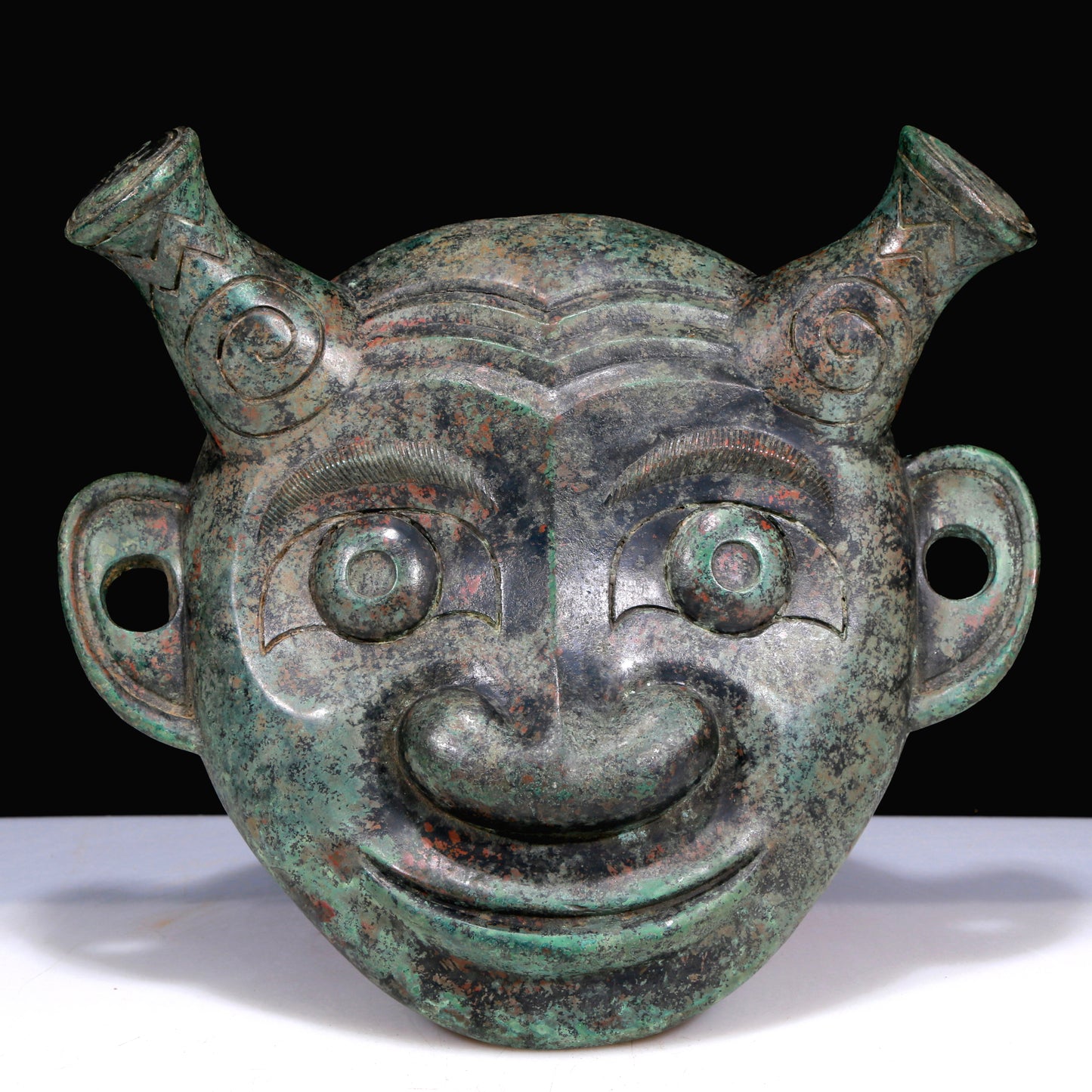 A Huge Archaic Bronze 'Auspicious Beast' Jar