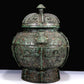 A Huge Archaic Bronze 'Animal Mask' Jar With Inscriptions