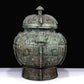 A Huge Archaic Bronze 'Animal Mask' Jar With Inscriptions