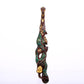 An Archaic Bronze Gold& Silver& Turquoise-Inlaid 'Auspicious Beast' Belt-Hook