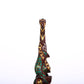 An Archaic Bronze Gold& Silver& Turquoise-Inlaid 'Auspicious Beast' Belt-Hook