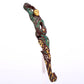 An Archaic Bronze Gold& Silver& Turquoise-Inlaid 'Auspicious Beast' Belt-Hook