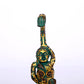 An Archaic Bronze Gold& Silver-Inlaid 'Figure' Belt-Hook