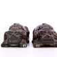 A Marvelous Pair Of Bronze Silver-Inlaid Auspicious Beasts