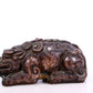 A Marvelous Pair Of Bronze Silver-Inlaid Auspicious Beasts