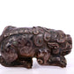 A Marvelous Pair Of Bronze Silver-Inlaid Auspicious Beasts