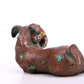 An Archaic Bronze Gold& Silver-Inlaid Ram