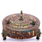 A Marvelous Bronze Gold& Silver-Inlaid 'Auspicious Beast' Tripod Box