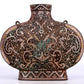 A Marvelous Bronze Gold& Silver-Inlaid 'Dragon' Pot