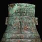 A Huge Marvelous Bronze 'Animal Mask' Vase With Inscriptions