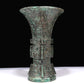 A Marvelous Bronze 'Animal Mask' Vase With Inscriptions