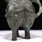 A Marvelous Bronze 'Animal Mask' Tripod Ewer With Inscriptions