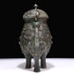 A Marvelous Bronze 'Animal Mask' Tripod Ewer With Inscriptions