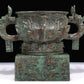 A Marvelous Bronze 'Animal Mask' Censer With Inscriptions