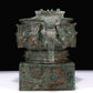 A Marvelous Bronze 'Animal Mask' Censer With Inscriptions