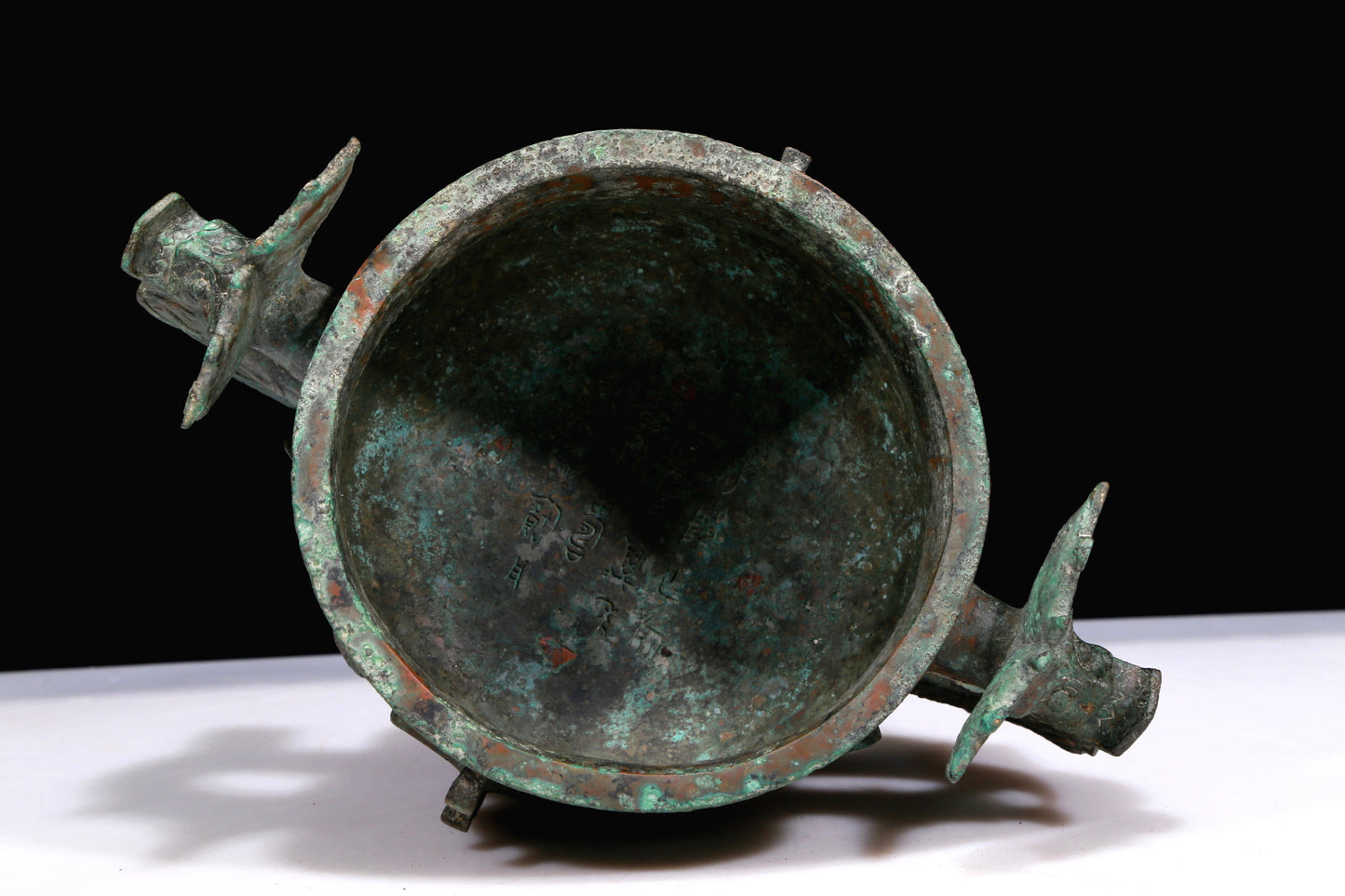 A Marvelous Bronze 'Animal Mask' Censer With Inscriptions