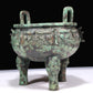 A Marvelous Bronze 'Animal Mask' Tripod Censer With Inscriptions