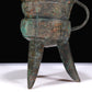 A Marvelous Bronze 'Animal Mask' Tripod Cup