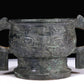 A Marvelous Bronze 'Animal Mask' Censer